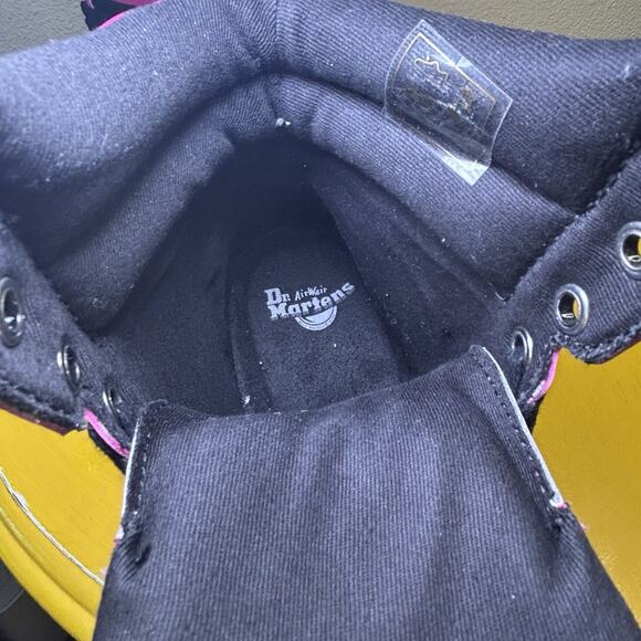 Dr Martens Hot Pink Mix Lamper Boots High Top Women's US 7 Patent Leather Docs - Picture 12 of 16